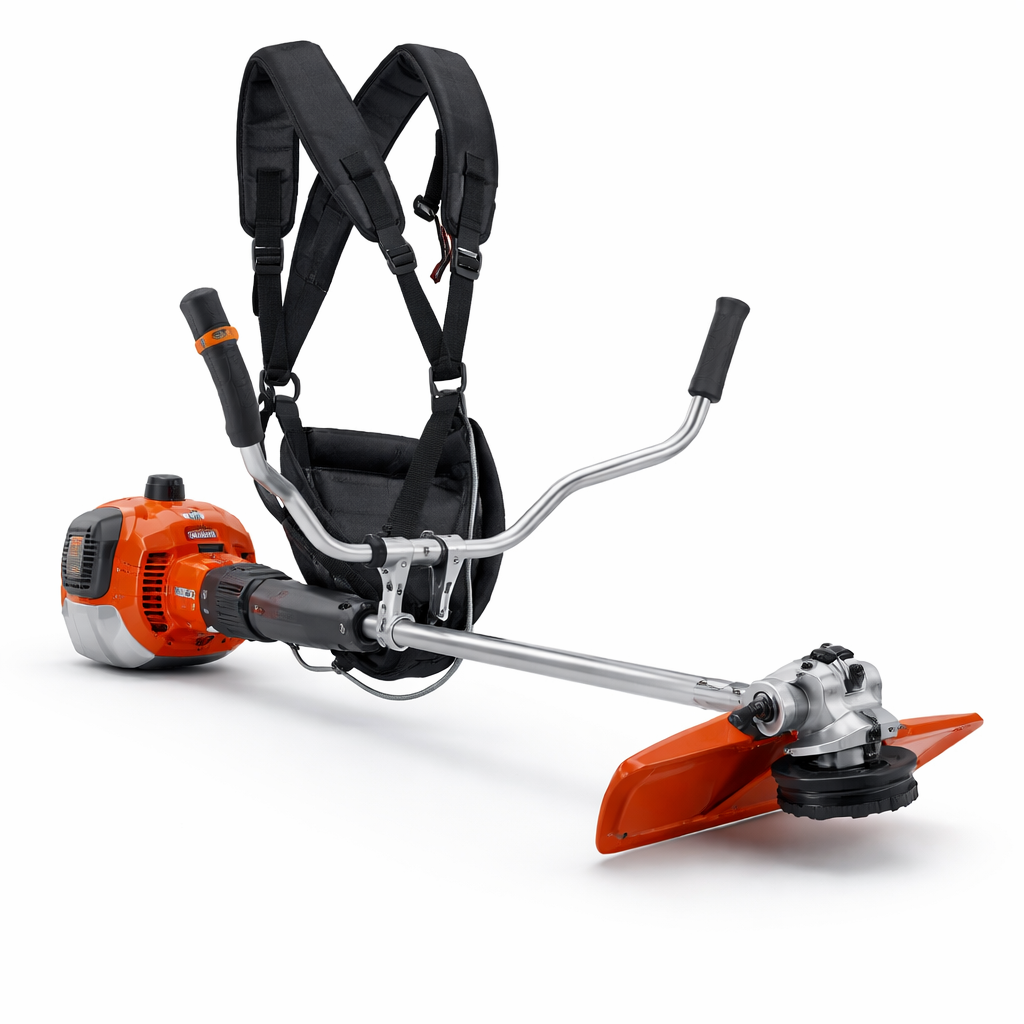 Débroussailleuse thermique Husqvarna 525RX avec harnais professionnel