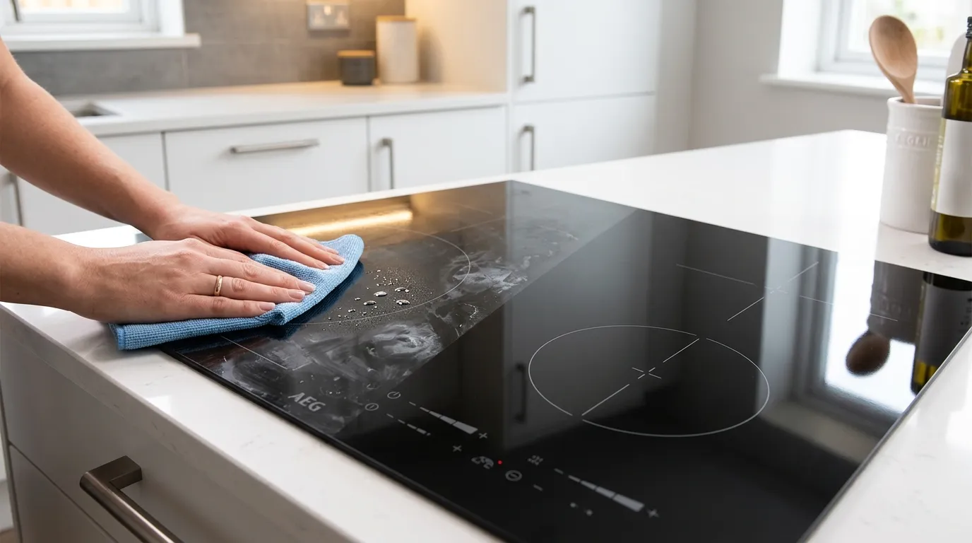 Traces sous verre plaque induction : comment les enlever et faire briller ?
