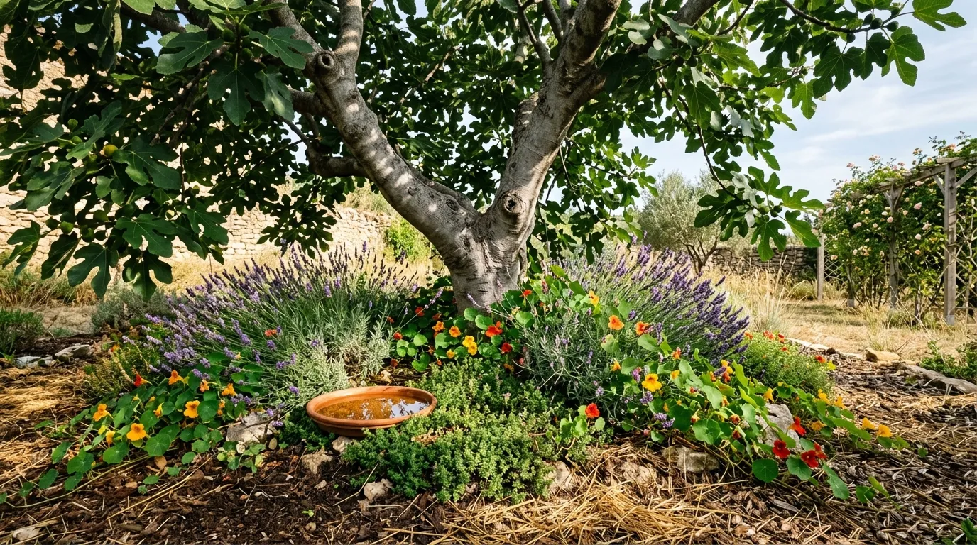 Que mettre au pied d'un figuier : plantes compagnes et astuces pour sa croissance