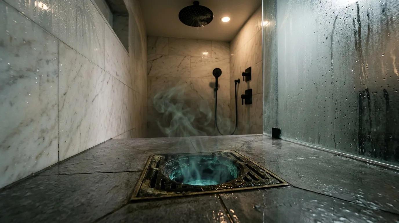 Mauvaises odeurs douche italienne : causes et solutions