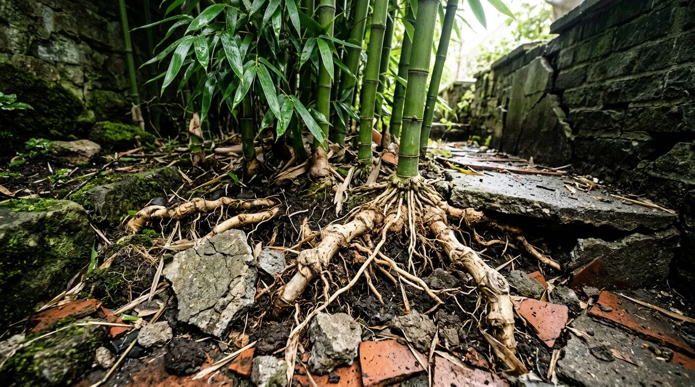 Racines de bambous : dégâts et dangers d'un envahissement de votre terrain