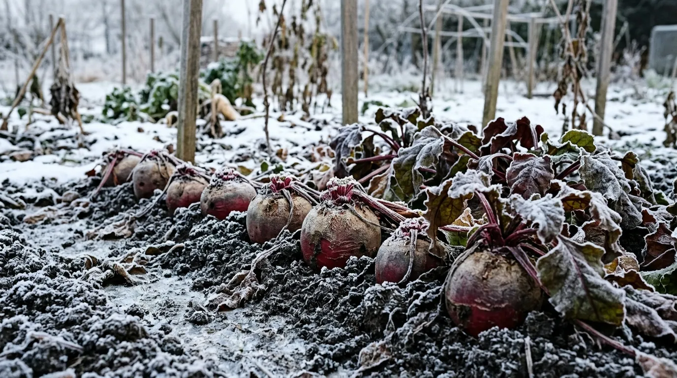 Peut-on laisser les betteraves rouges en terre tout l'hiver ?