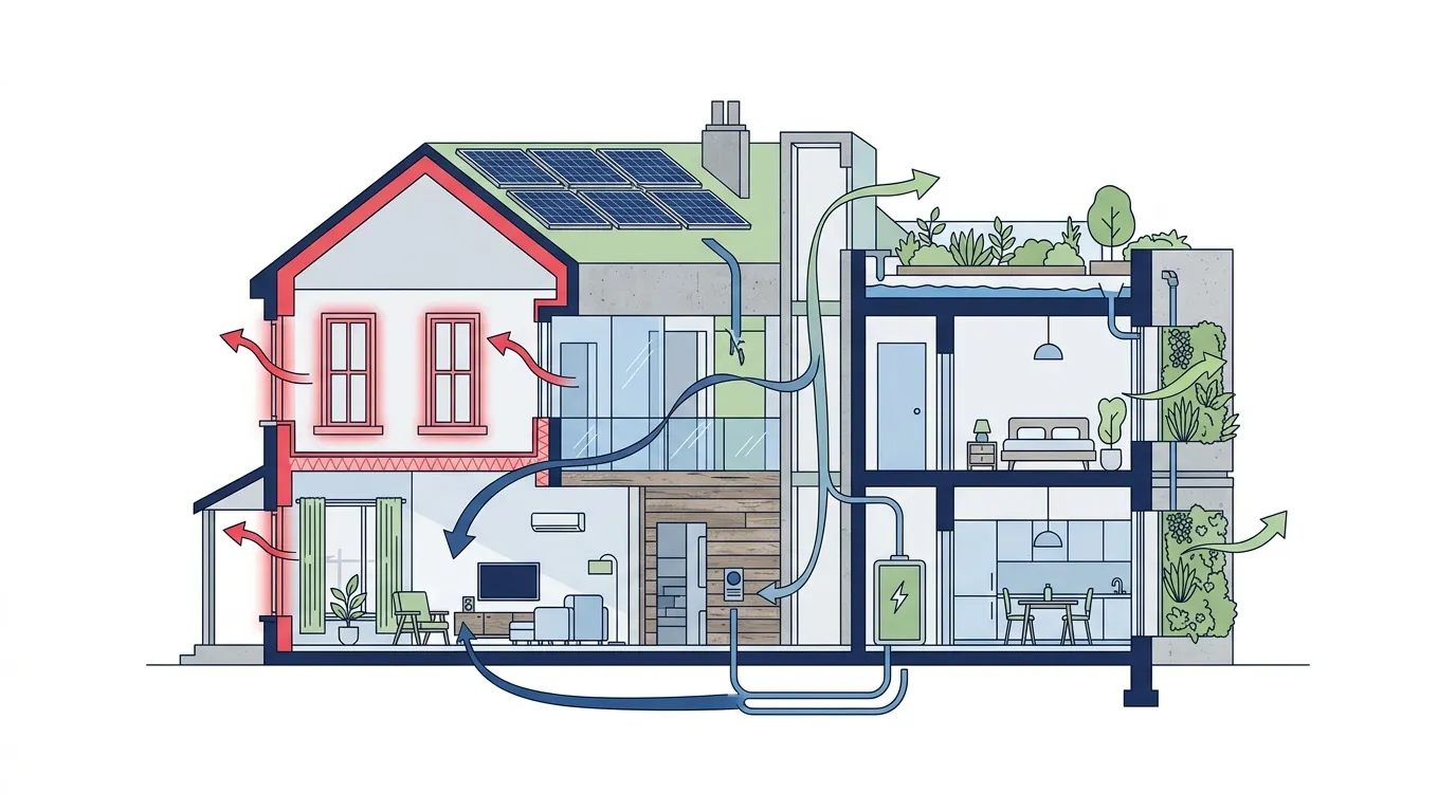 habitat hybride moderne