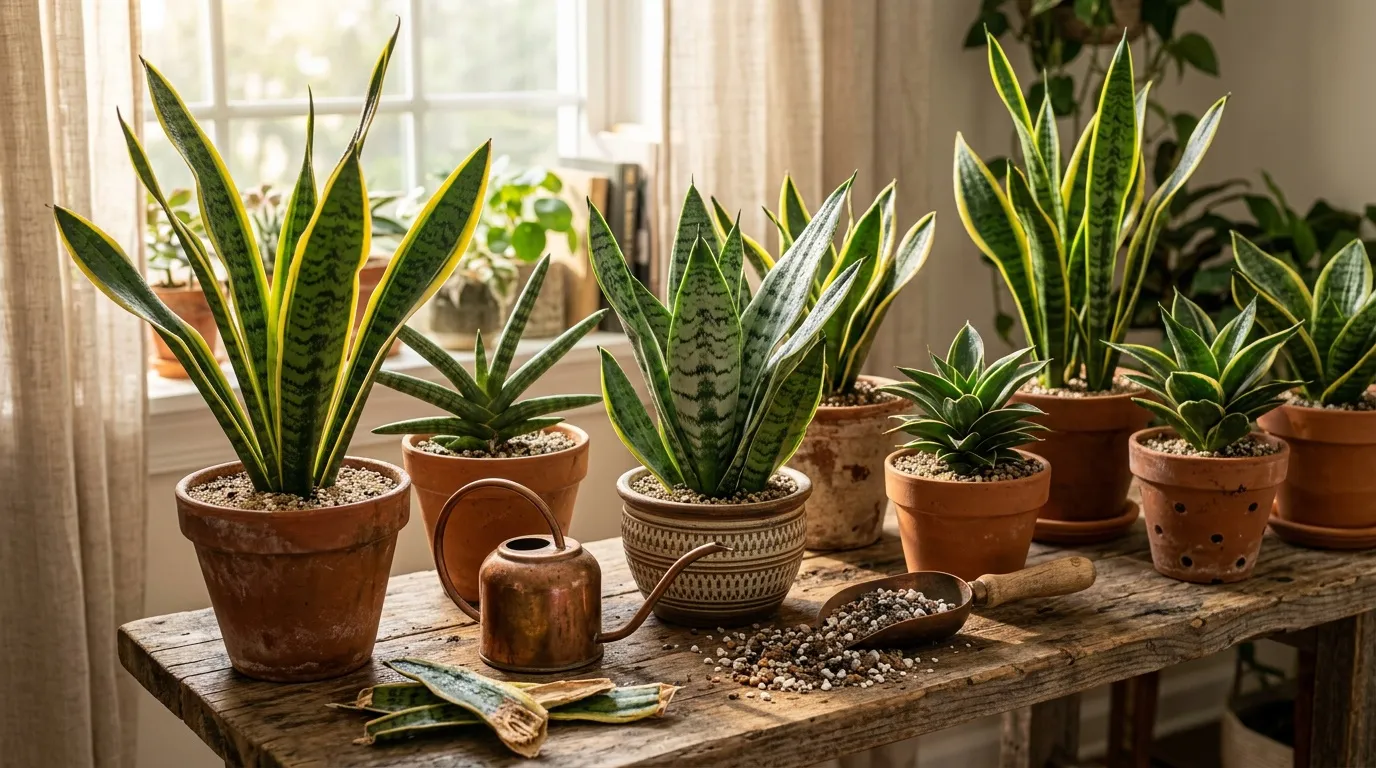 Sansevieria : guide complet d'entretien et de soin