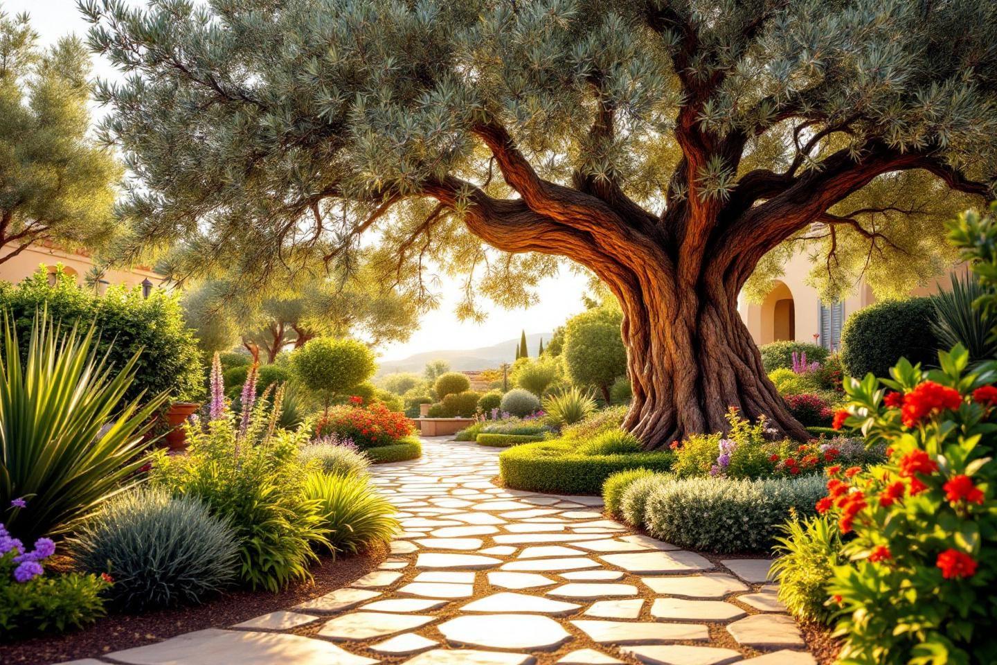 Aménagement paysager olivier : 9 idées pour mettre en valeur votre jardin