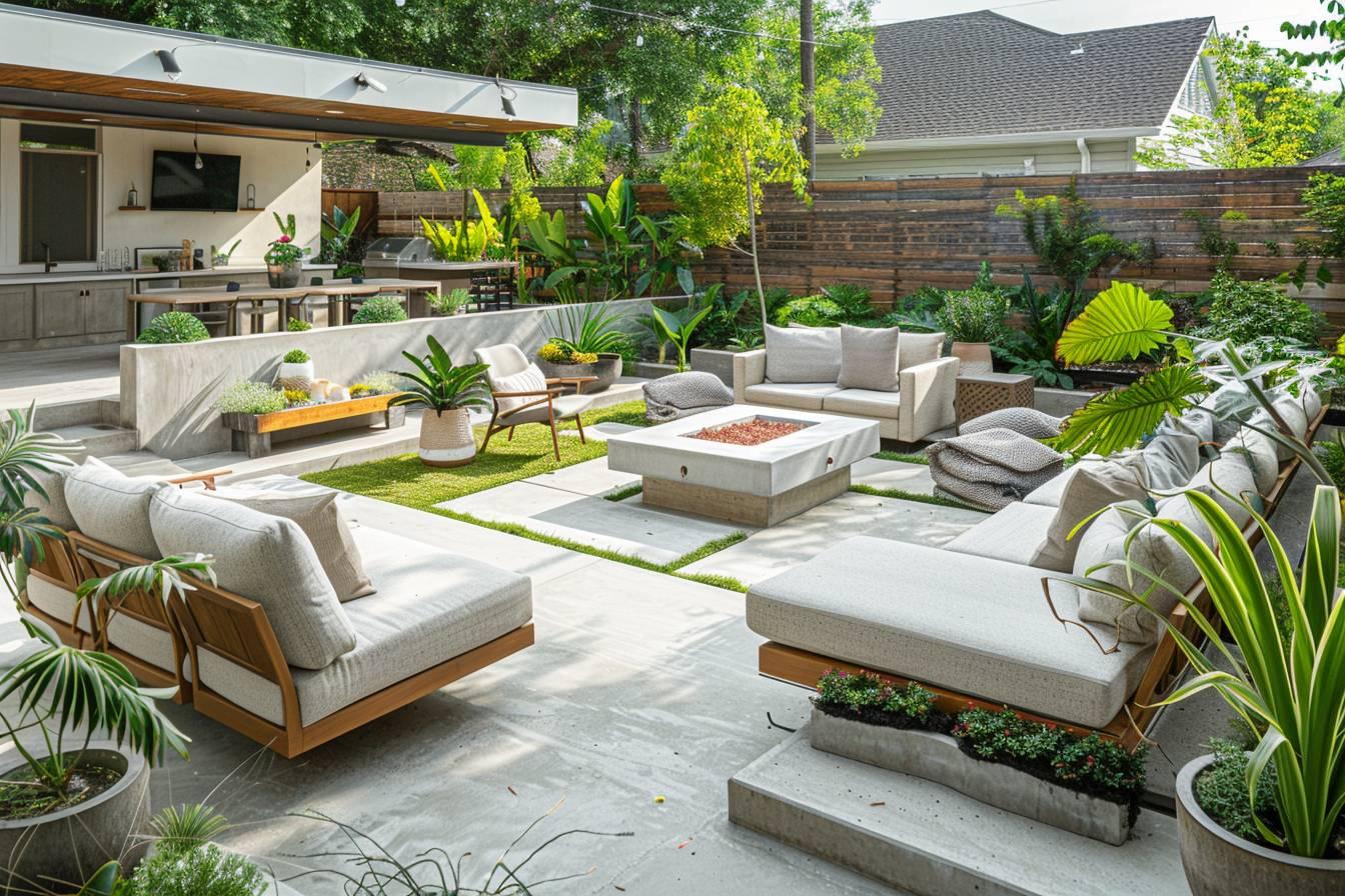 Aménagement terrasse béton : idées et conseils pour créer un espace extérieur durable et esthétique