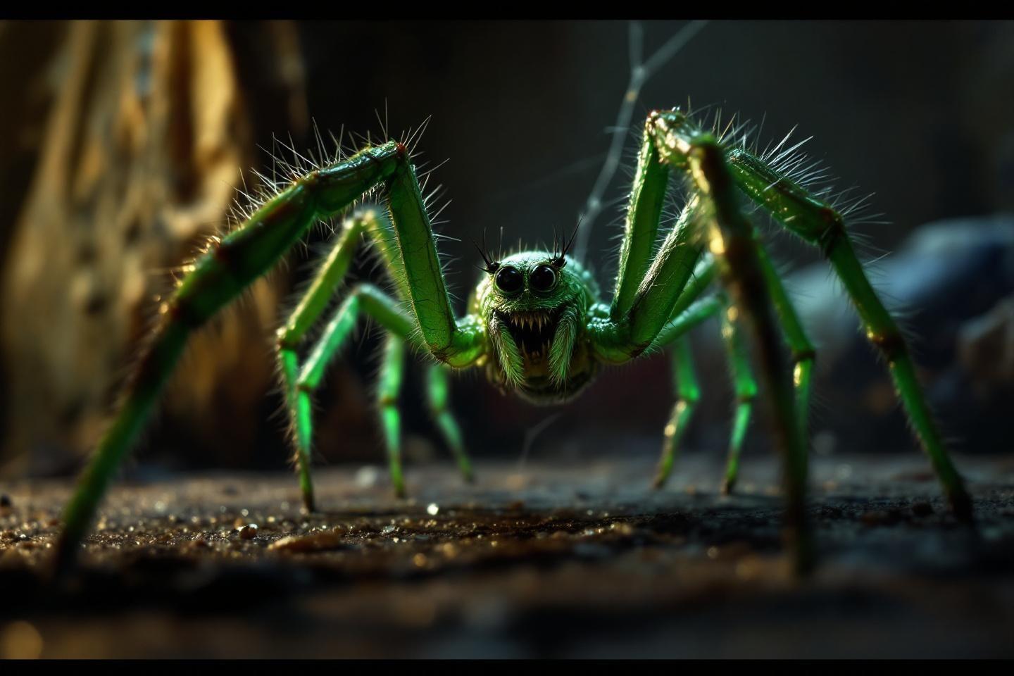Araignée verte : danger et prévention pour s'en protéger