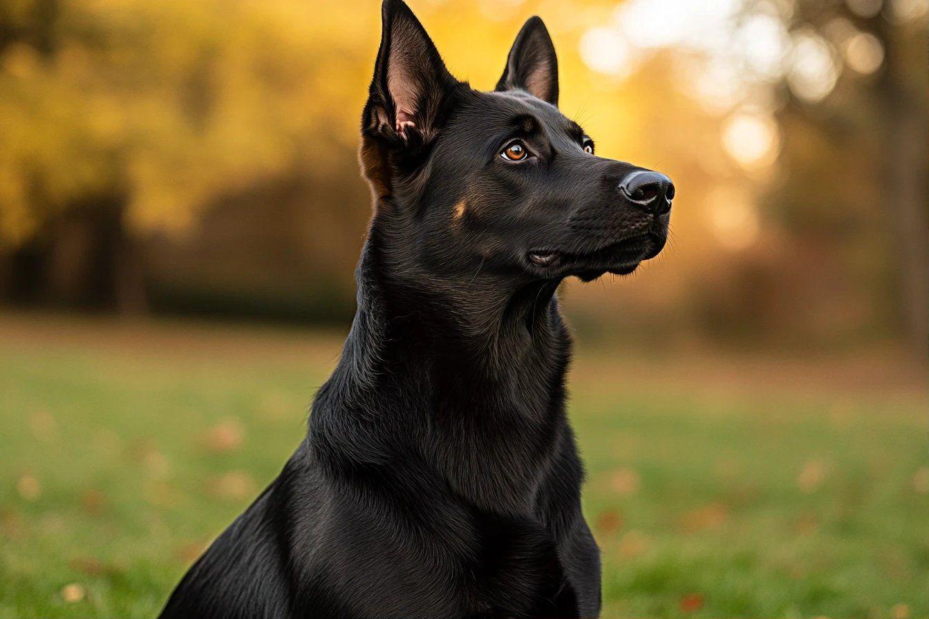 Berger allemand noir : caractéristiques, particularités et tempérament du chien