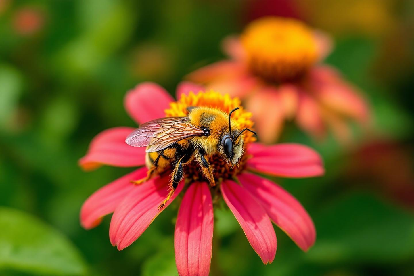 Bourdon bleu : découvrez l'abeille charpentière xylocope, ce gros insecte noir volant