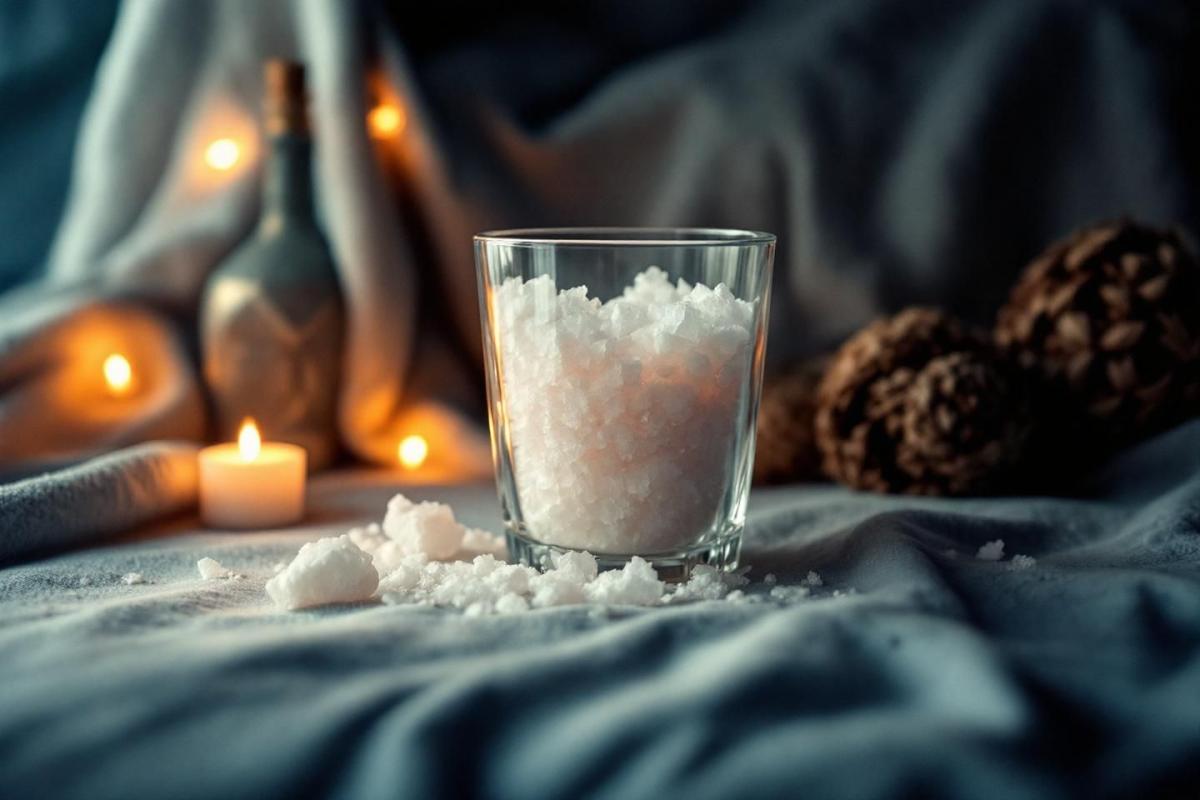 Chaque hiver, je glisse un verre de sel sous mon lit : quand vous saurez pourquoi, vous ferez pareil