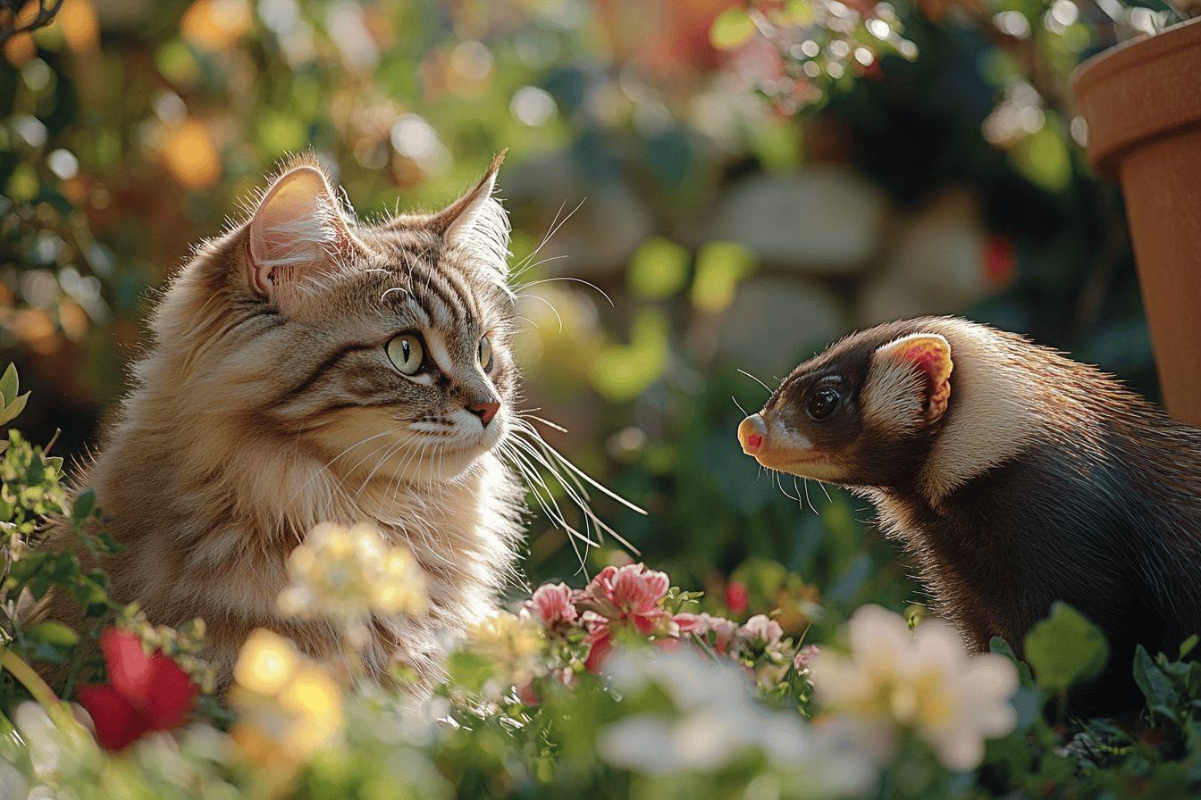 Chat et fouine : cohabitation, protection et solutions pour faire fuir les fouines du jardin