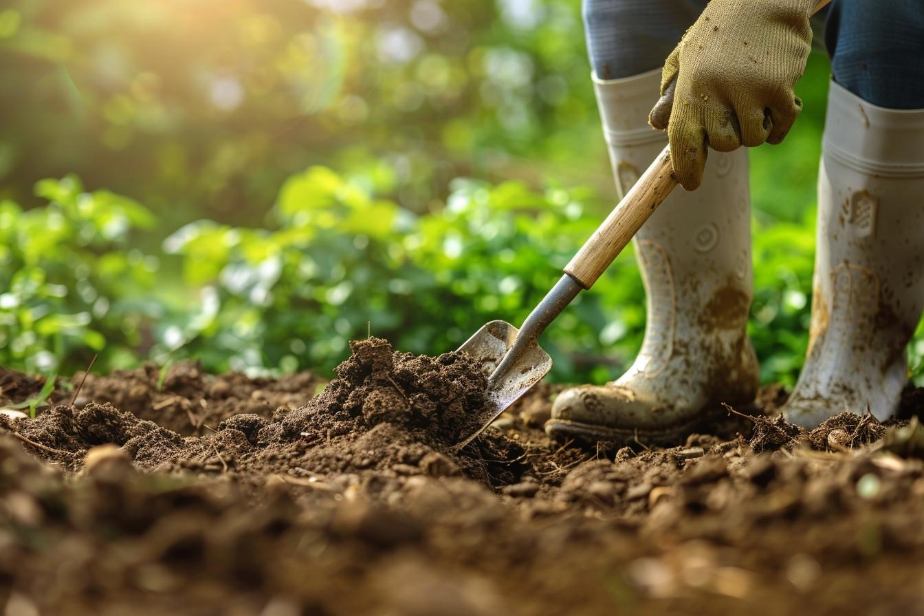 Comment bêcher un jardin efficacement : guide pas à pas pour débutants.