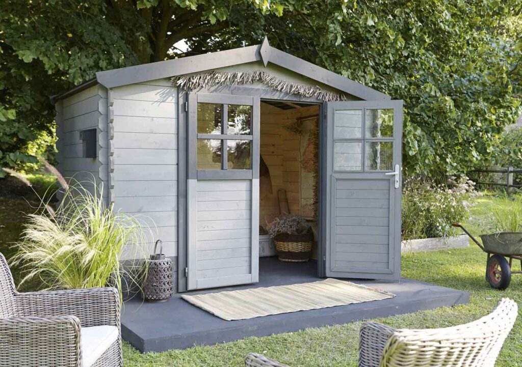 abri de jardin en bois gros