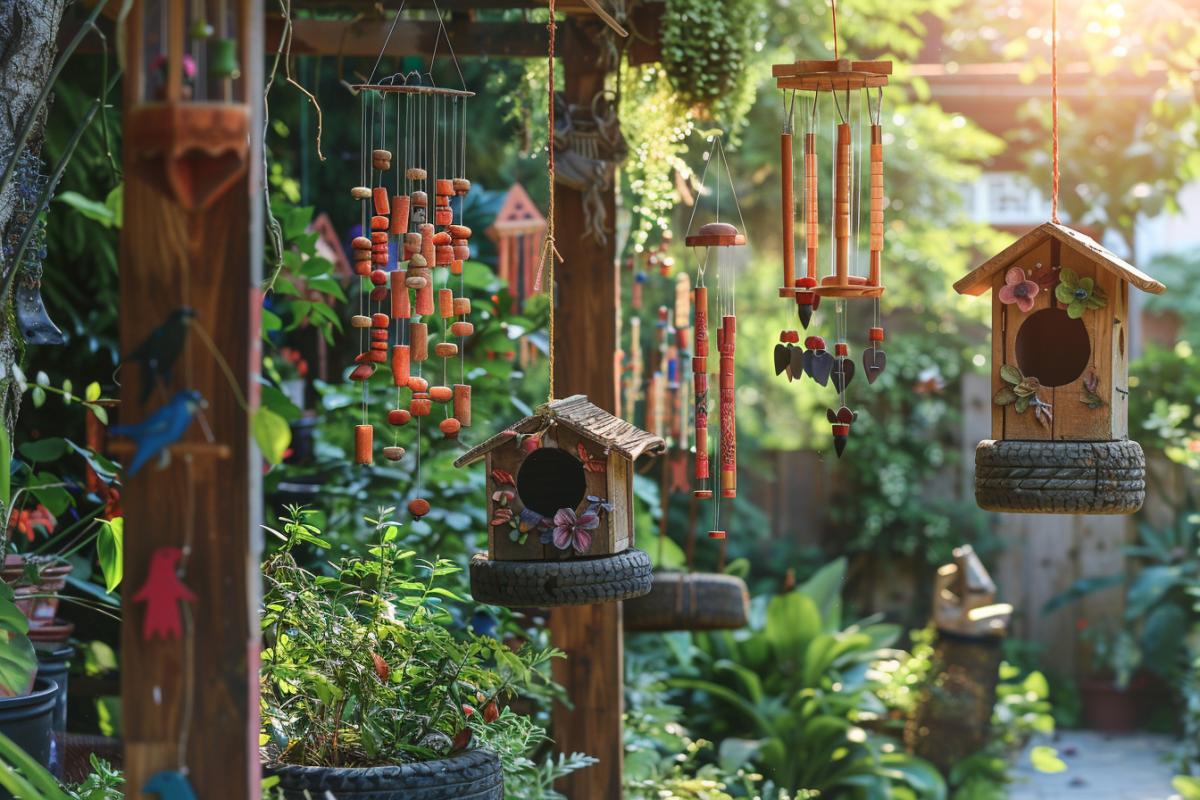 Comment faire une décoration de jardin éco-friendly avec matériaux de récupération.