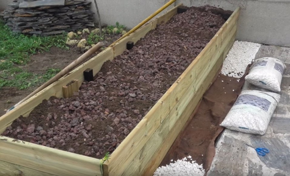 jardinières construite en bois