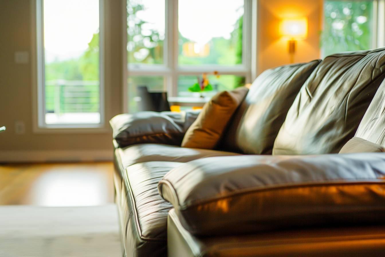 Comment nettoyer un canapé en tissu non-déplaçable ?