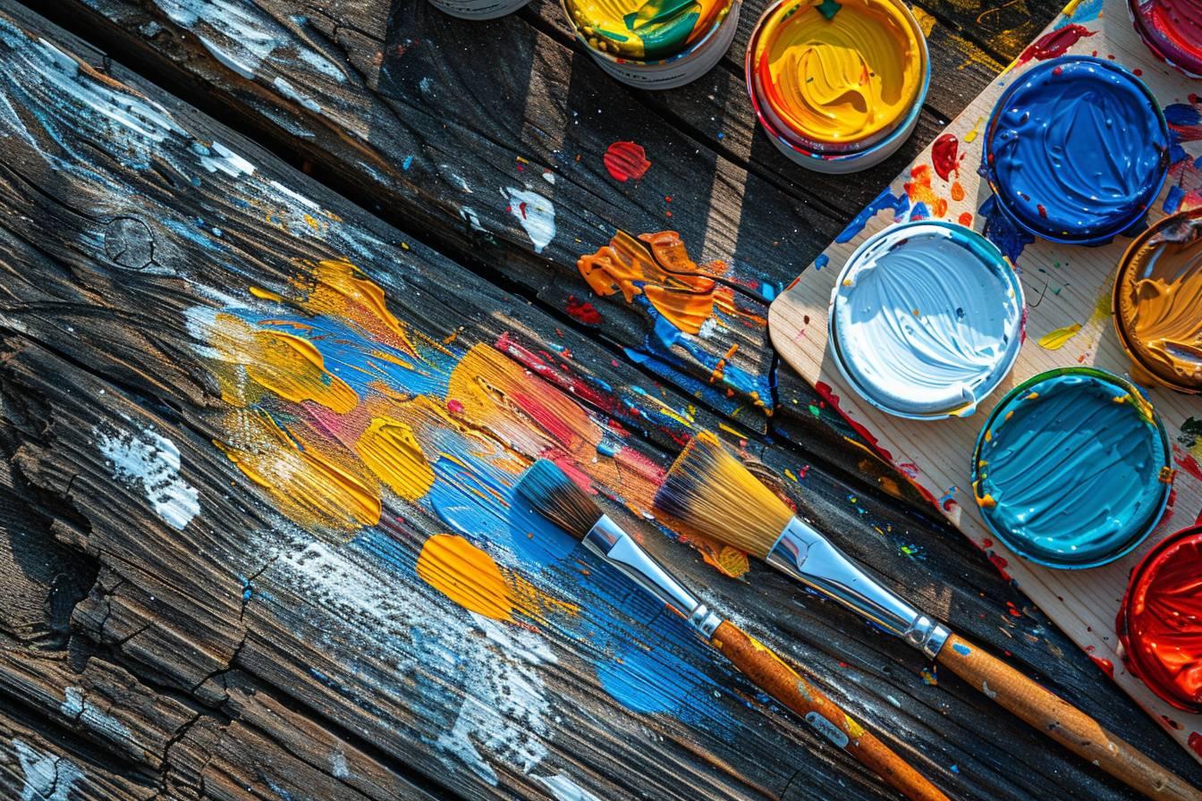 Comment peindre sur bois avec de l'acrylique : techniques et conseils pour un résultat professionnel