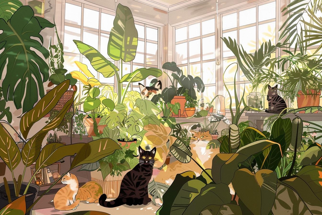 Comment protéger vos plantes d'intérieur contre les chats curieux ?