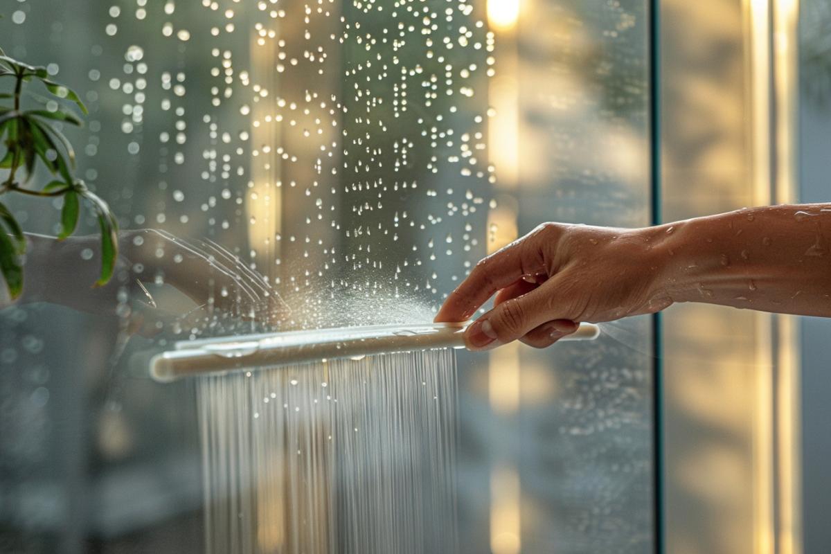 Découvrez ce produit surprenant pour nettoyer votre paroi de douche rapidement.
