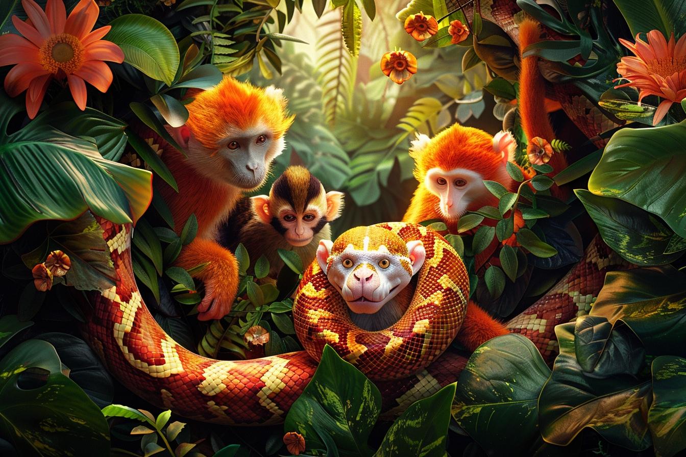 Découvrez les animaux en S : serpents, singes, saumons et autres espèces surprenantes