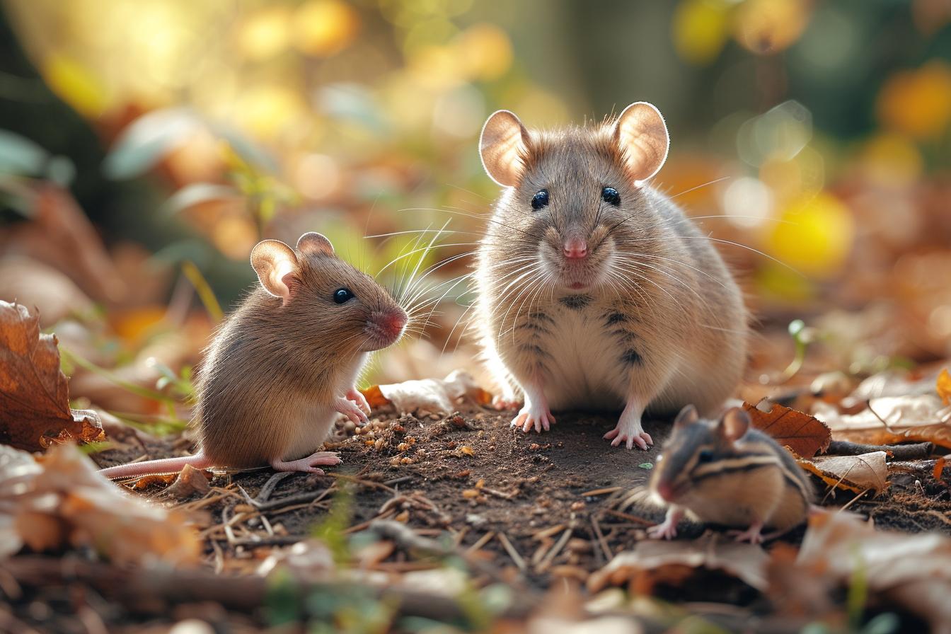 Différences souris, mulot et musaraigne : Guide complet