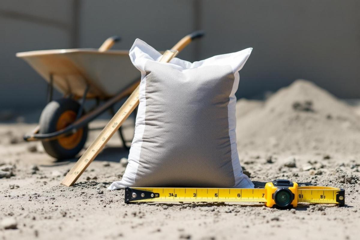 Dosage béton pour 1 sac de ciment de 25 kg : guide complet