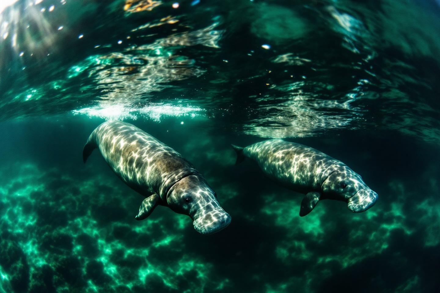 Dugong et lamantin : différences et similitudes entre ces siréniens fascinants