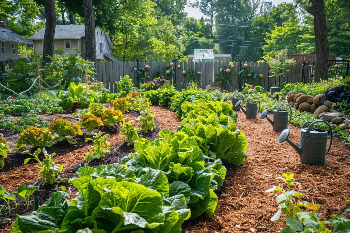 Entretien été : comment irriguer et pailler votre potager efficacement