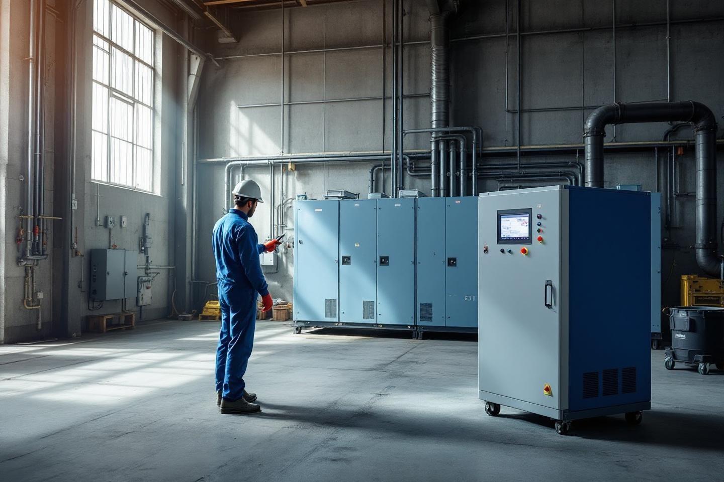 Équipements électriques 230 V pour chauffage et régulation professionnelle