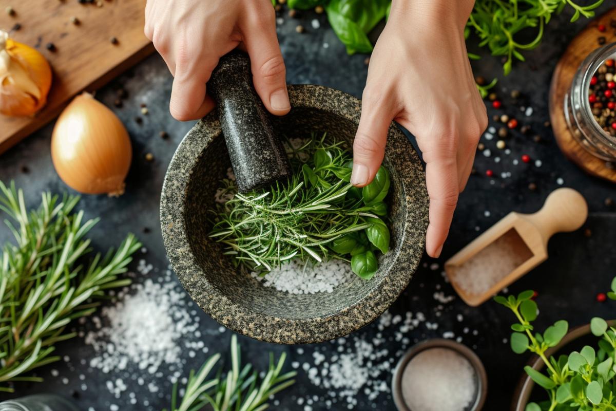 Faire du sel de romarin maison : guide facile étape par étape