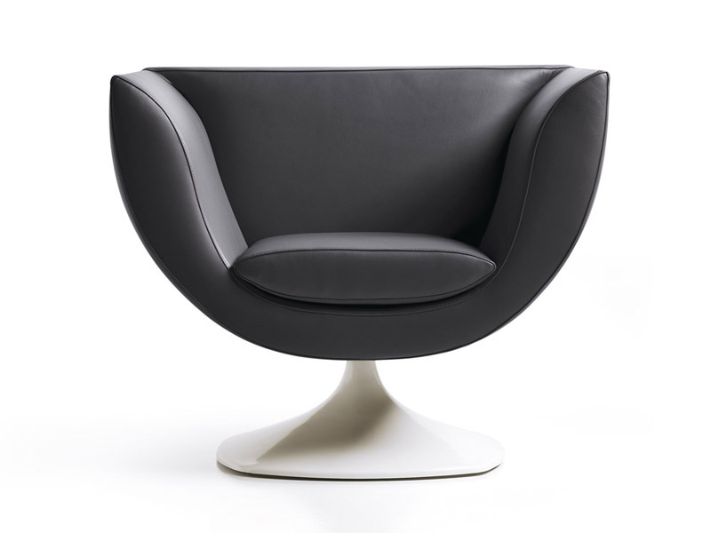 Fauteuil pivotant, sobre et classieux