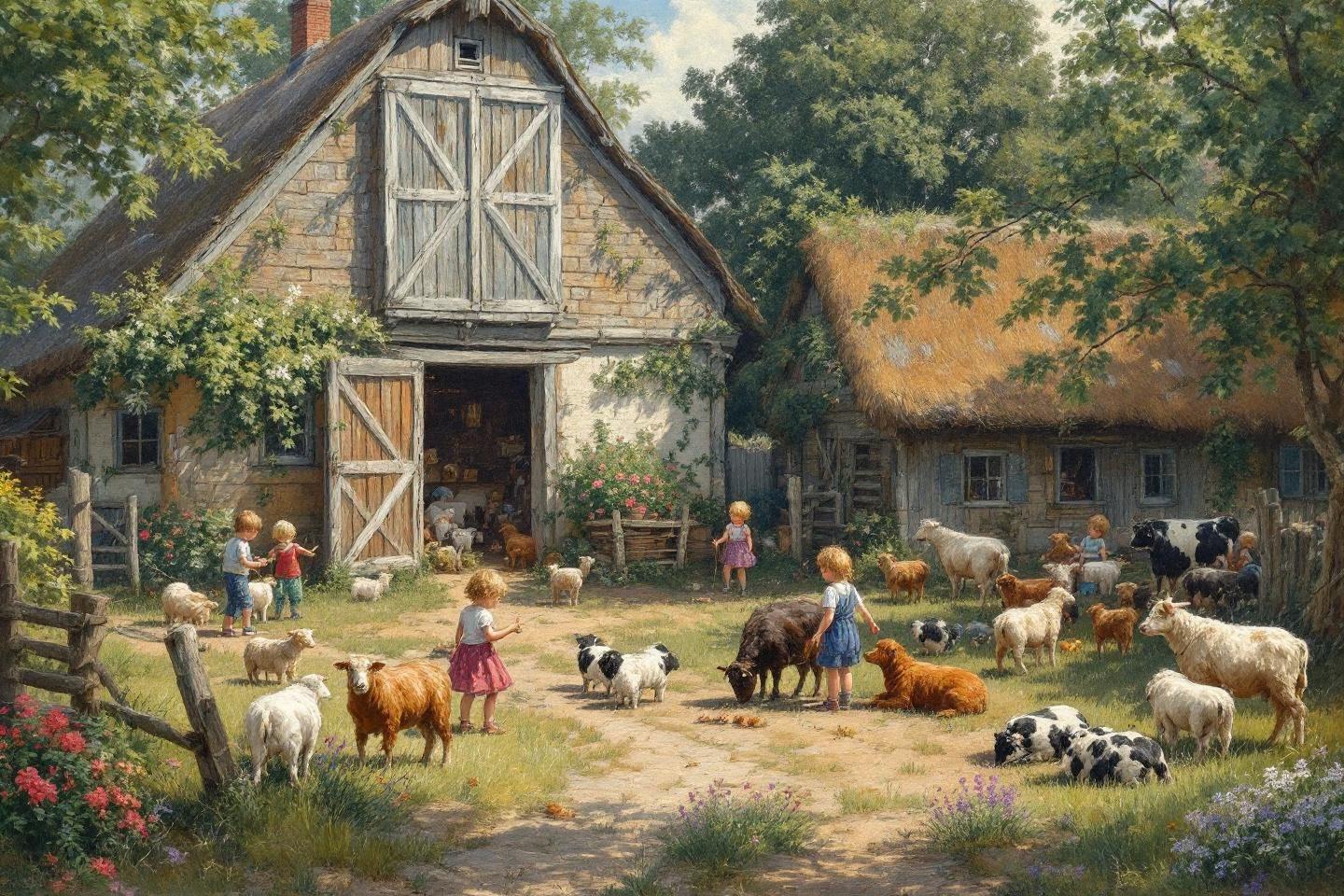 Ferme pédagogique à La Ferté-Alais en Essonne pour une sortie nature