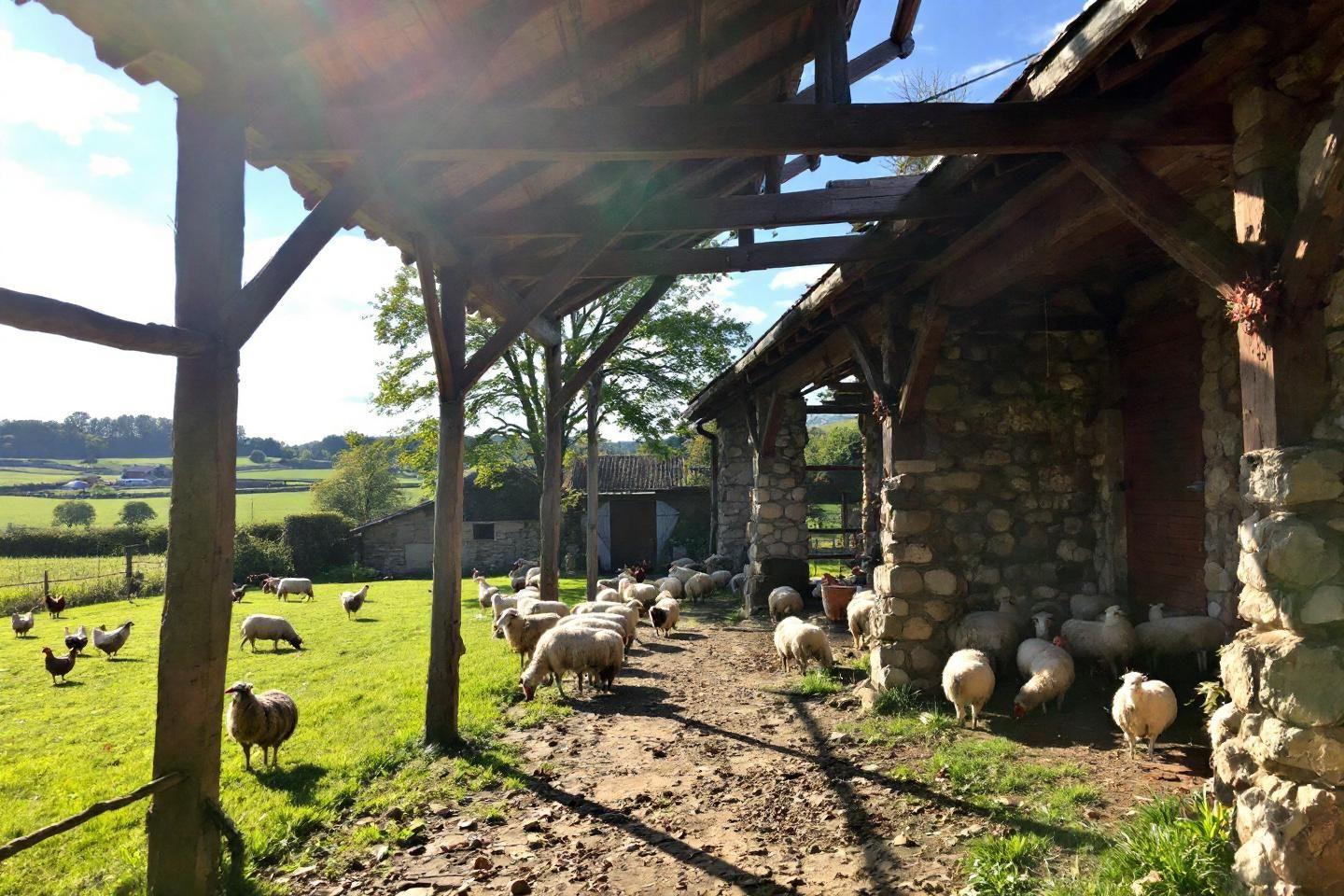 Ferme pédagogique de la Grange aux Moines à La Ferté-Alais en Essonne
