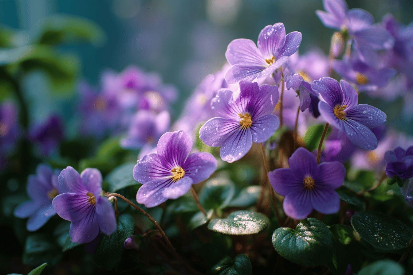 Fleurs qui commencent par V : liste complète avec photos et conseils de jardinage