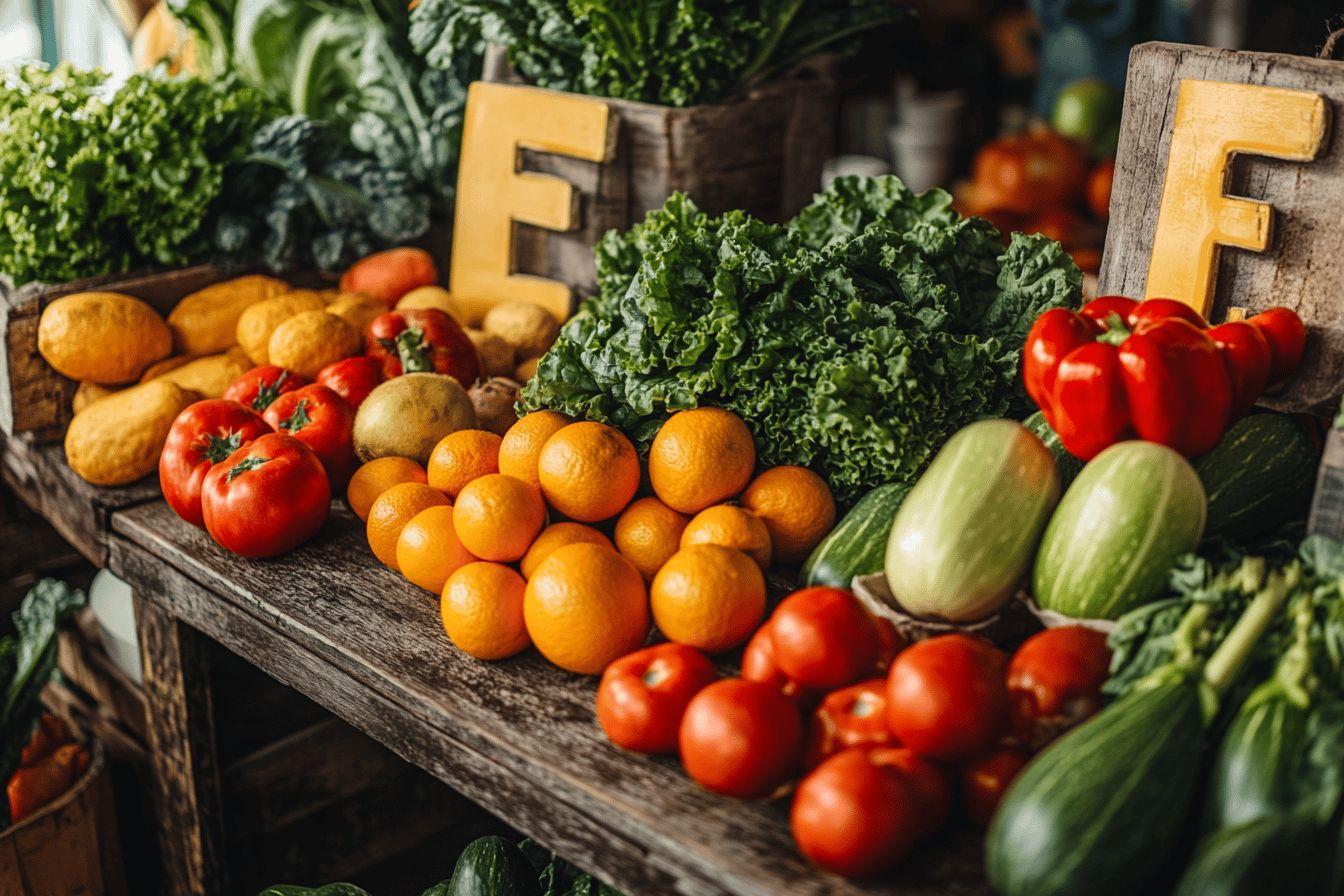 Fruits et légumes commençant par E : liste complète en français