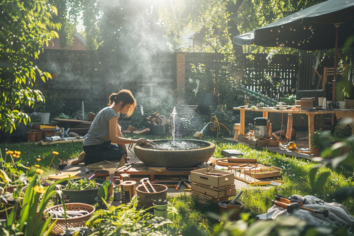 Guide complet DIY : Comment fabriquer une fontaine de jardin facilement