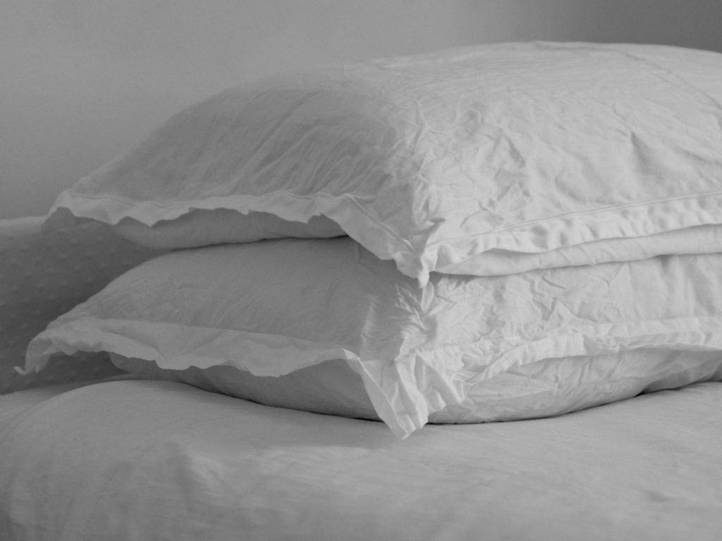 coussin blanc