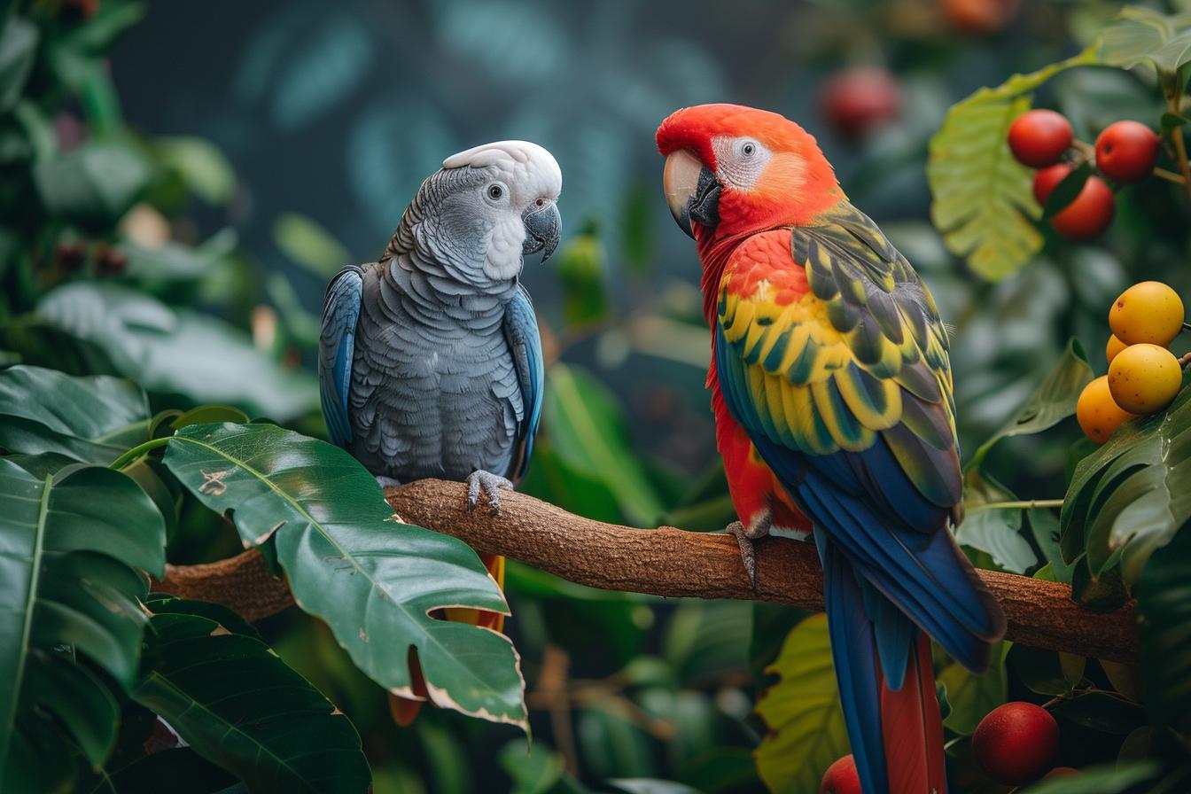 Guide d'alimentation pour perruches et cacatoès