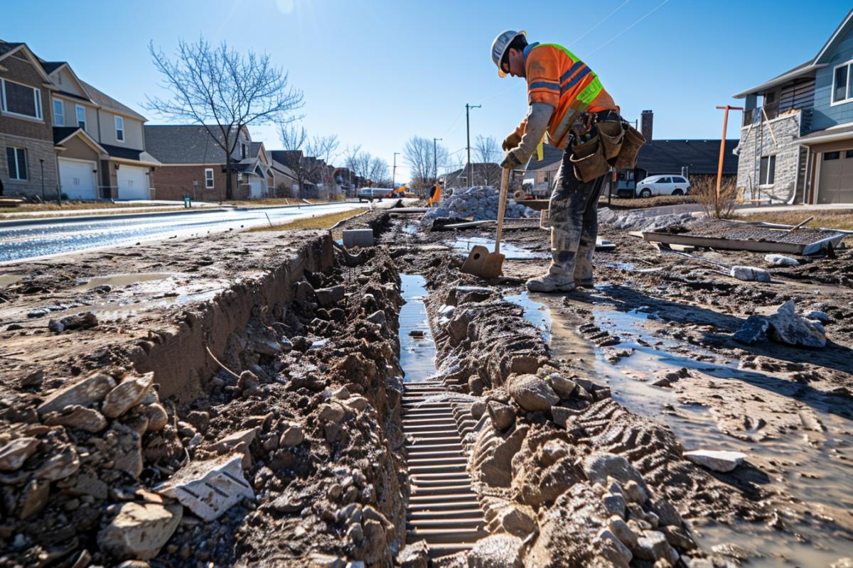 Guide pratique : apprenez comment installer un caniveau facilement et rapidement.