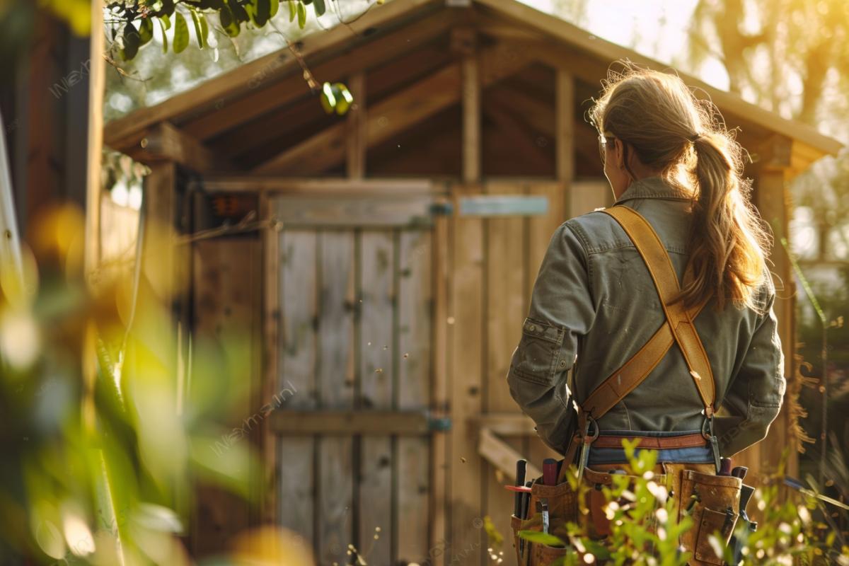 Guide pratique : construire une cabane de jardin pour ranger les outils