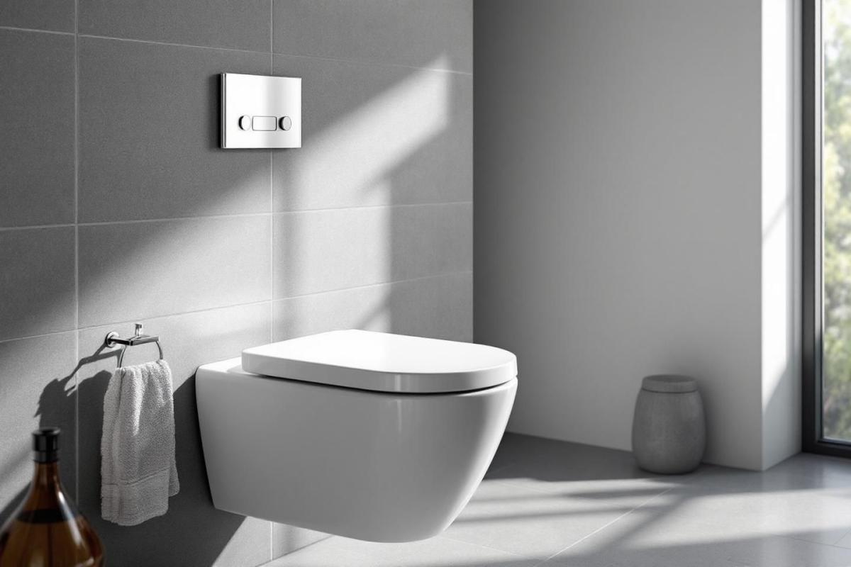 Hauteur WC suspendu : évacuation, cuvette et normes complètes