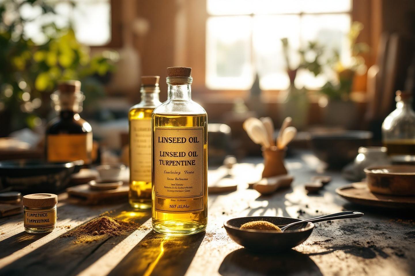 Huile de lin et essence de térébenthine : dosage et utilisation pour traiter le bois