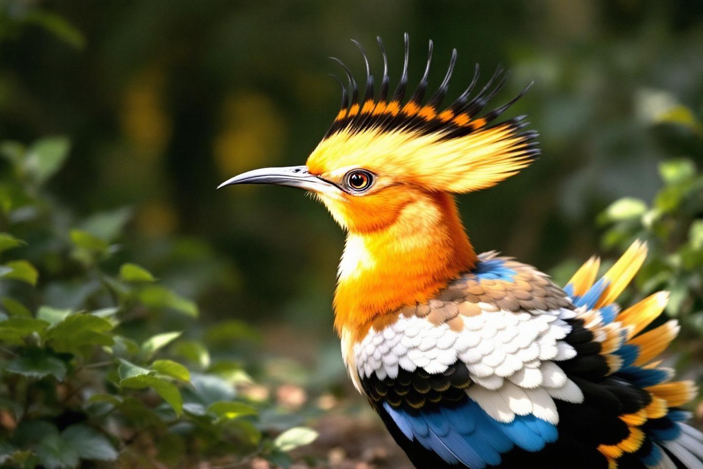 La huppe fasciée : symbolique et présage spirituel de cet oiseau protégé