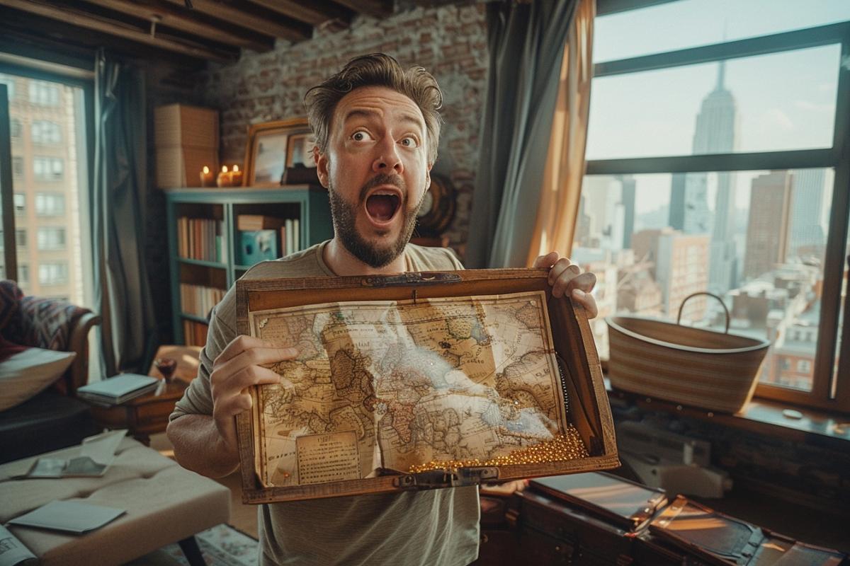 Il achète un appartement et trouve un trésor caché dans le faux-plafond