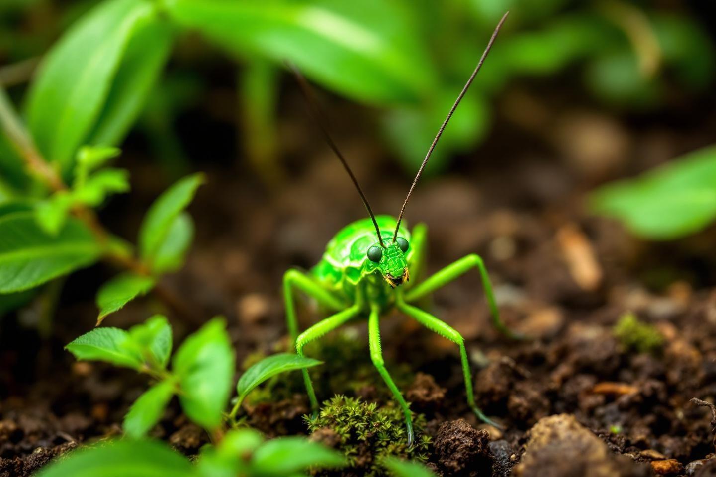 Insecte vert avec longues antennes : identification et photos des principales espèces