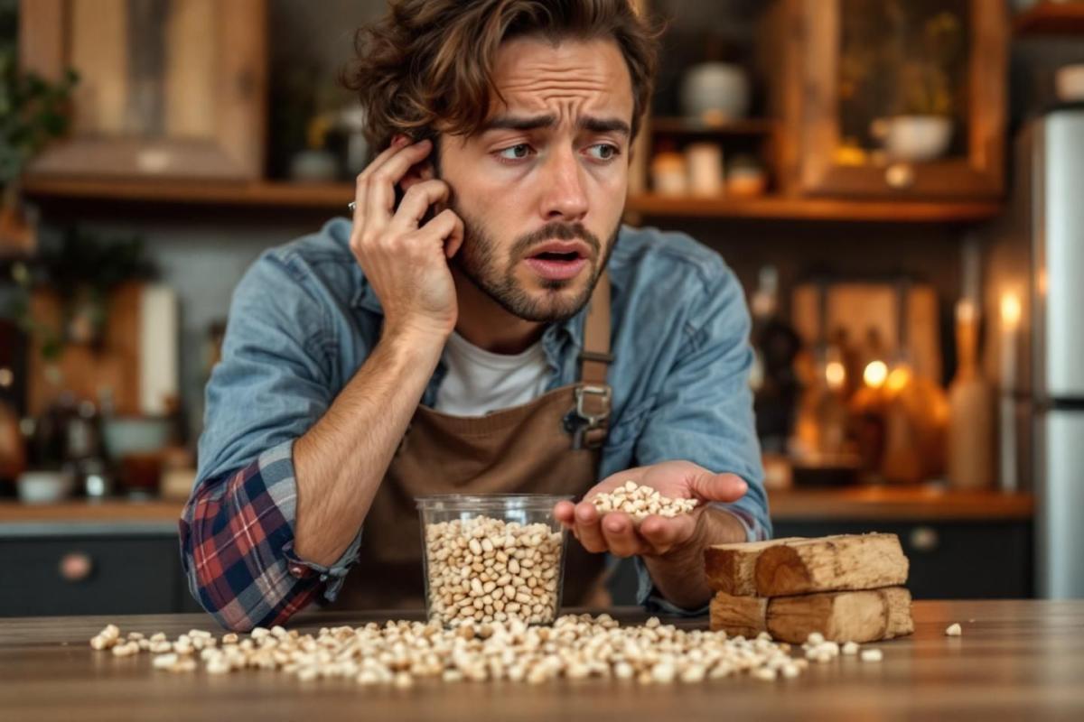 « Je ne comprenais pas pourquoi mon poêle chauffait si mal » jusqu’à ce que je teste mes pellets avec cette méthode