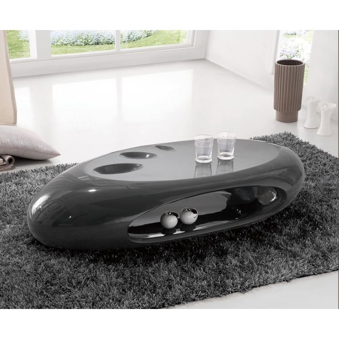 La table basse galet, toute en rondeur