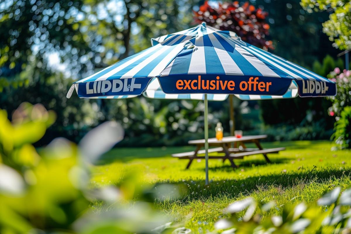 Lidl casse les prix : Offre exclusive sur un parasol, qualité à petit prix !