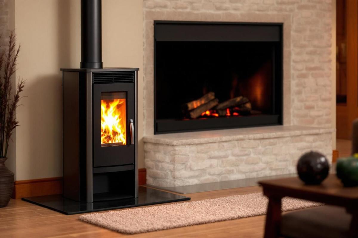 Marre des bûches encombrantes ? Voici comment transformer votre cheminée en poêle à pellets