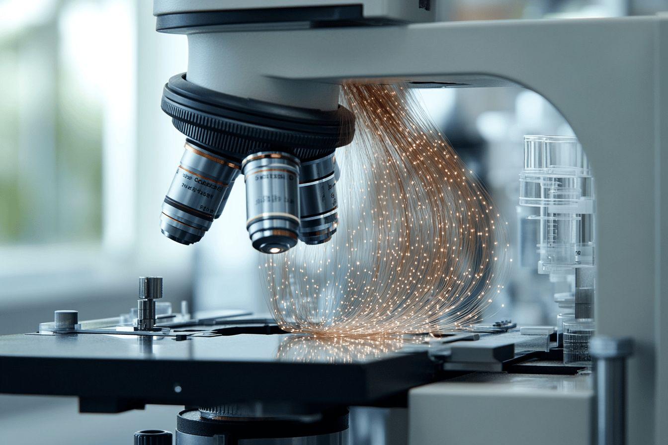 Mesure et analyse de l'épaisseur d'un cheveu : diffraction et structure capillaire